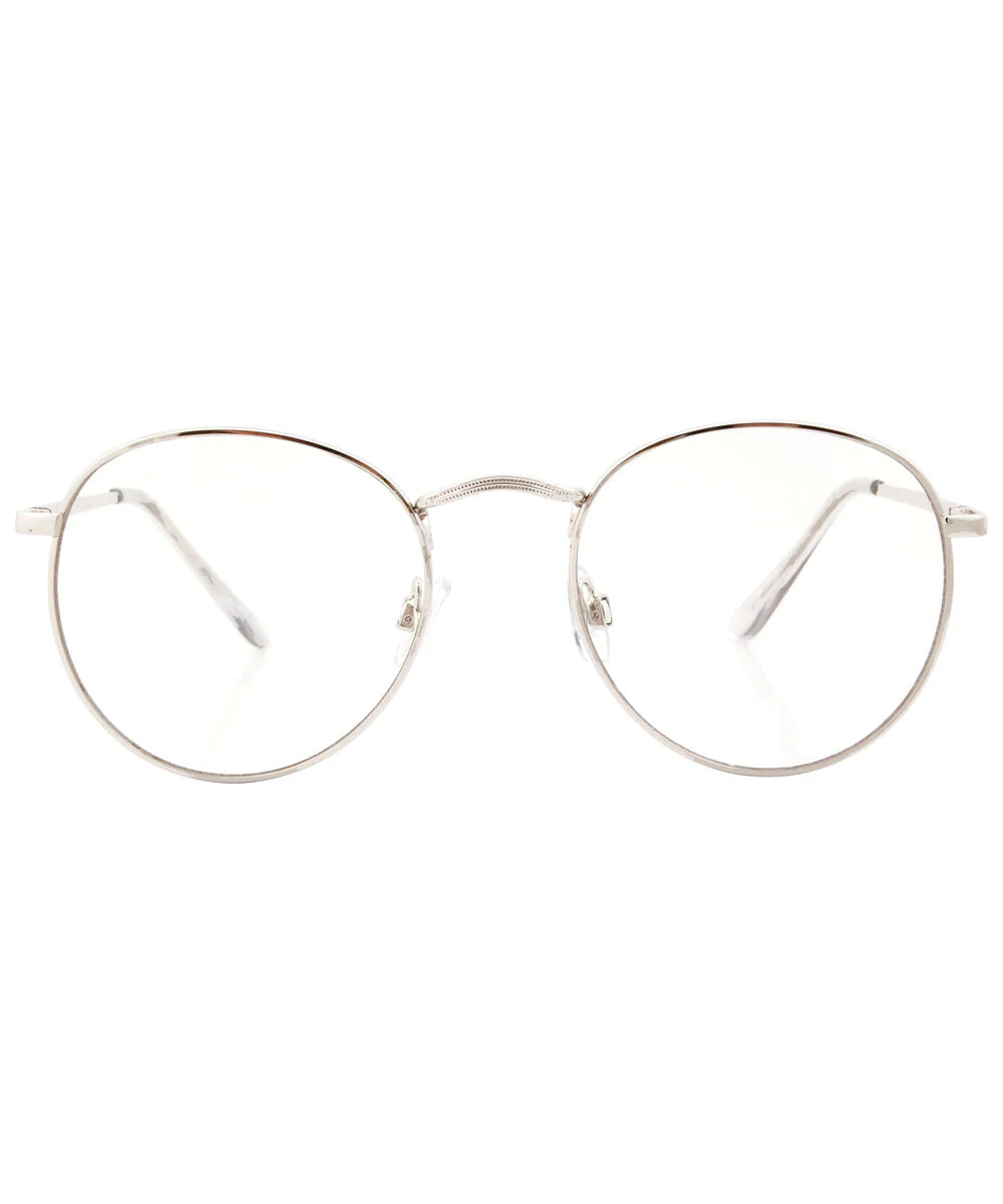 Classic Round Metal Frame Eyeglasses