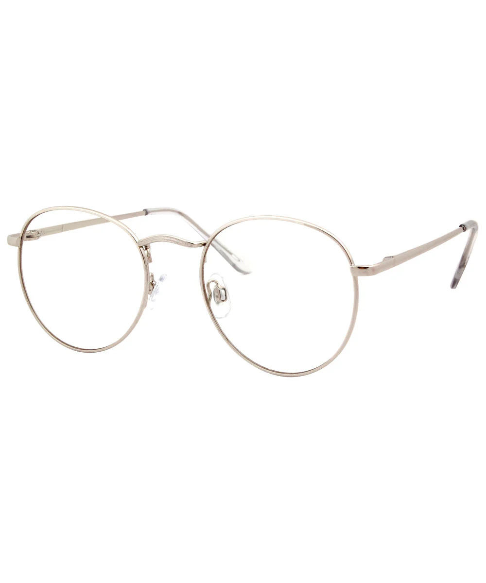 Classic Round Metal Frame Eyeglasses