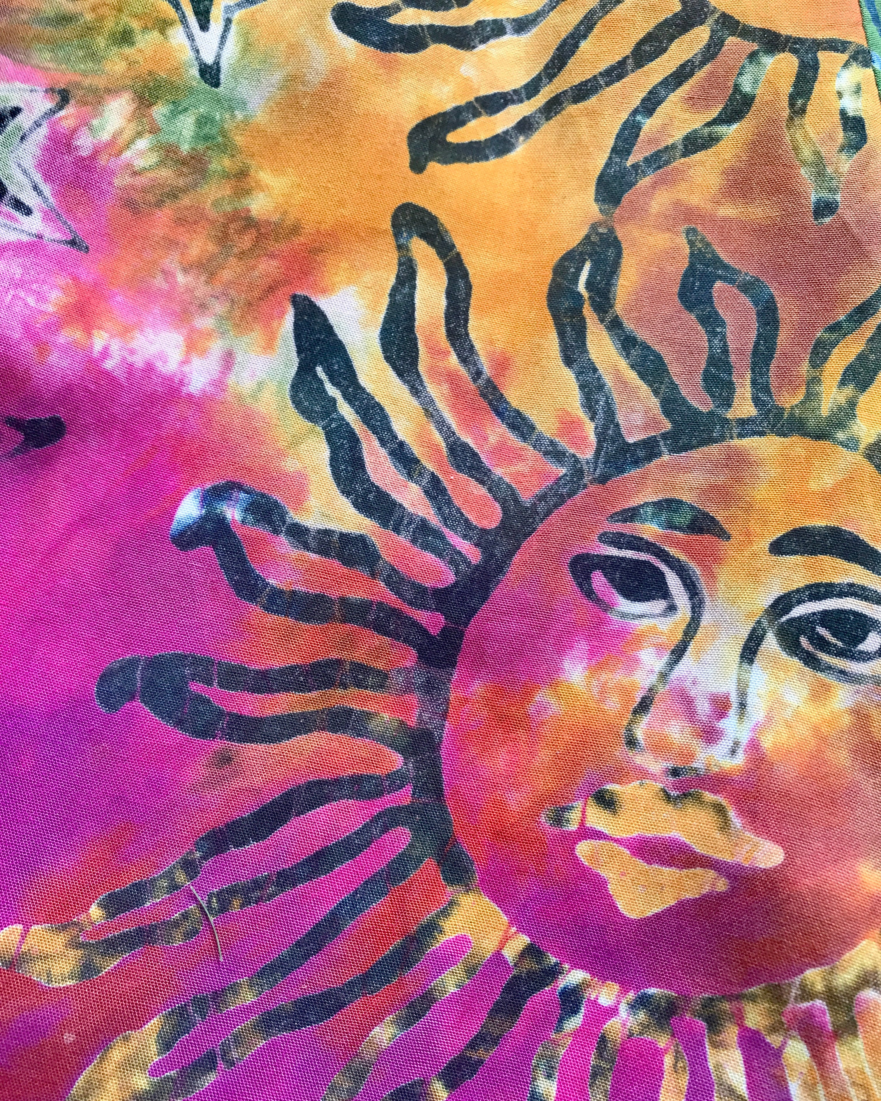 Vibrant Bohemian Tie-Dye Blouse